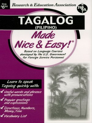 cover image of Tagalog (Pilipino) Made Nice & Easy